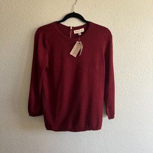 NWT PHILOSOPHY CRANBERRY SWEATER